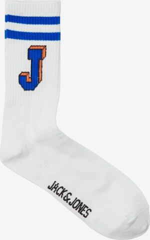 JACK & JONES Къси чорапи в бяло