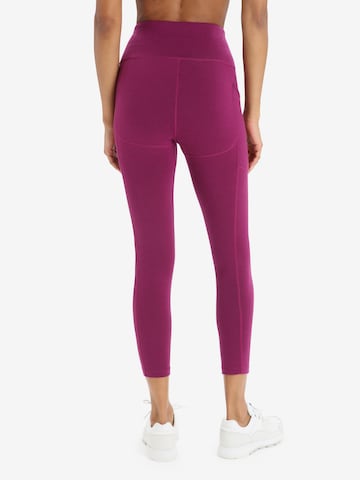 ICEBREAKER Skinny Sporthose in Lila