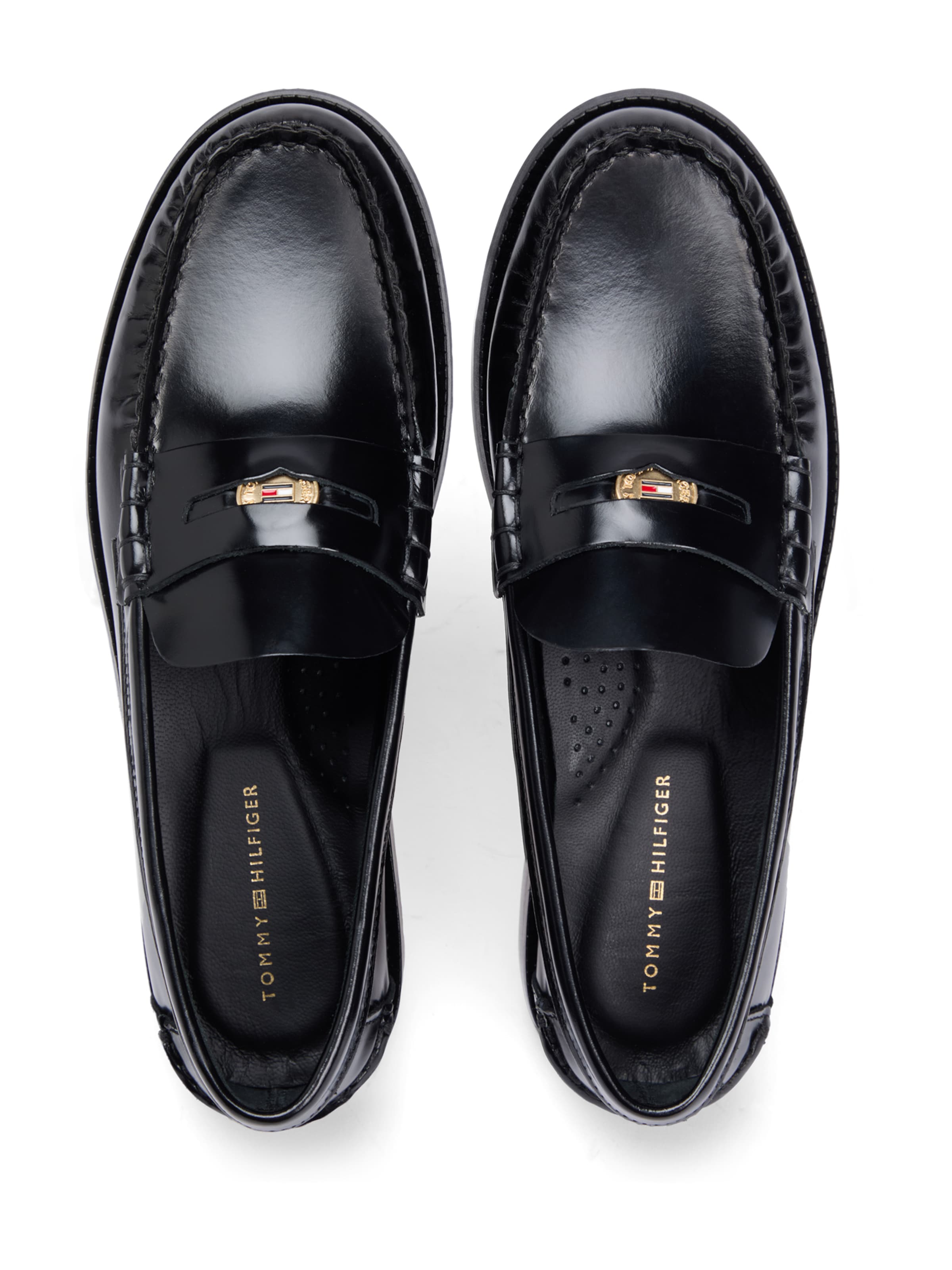 TOMMY HILFIGER Mokasíny – černá