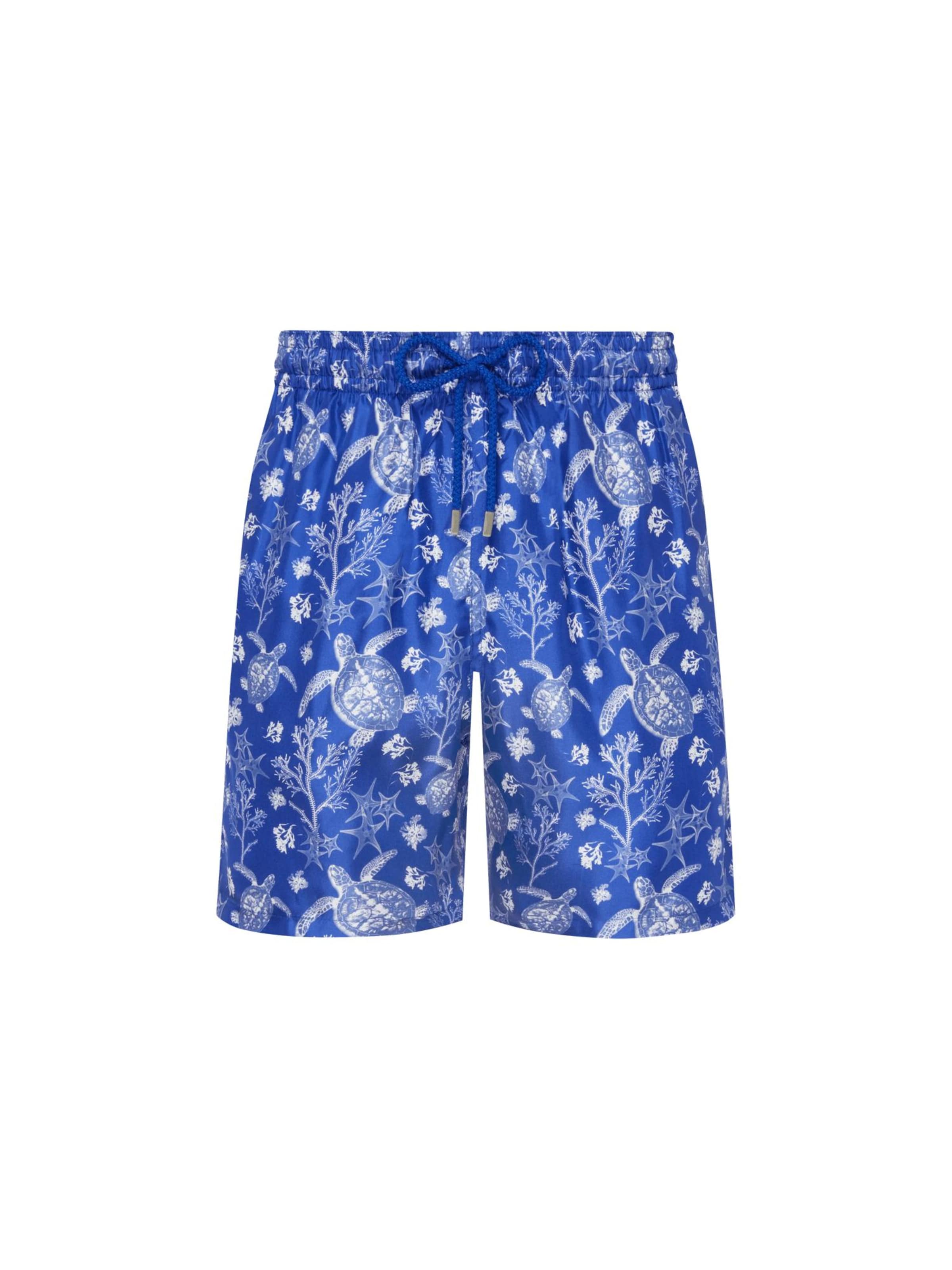 Vilebrequin Regular Broek in Blauw: voorkant