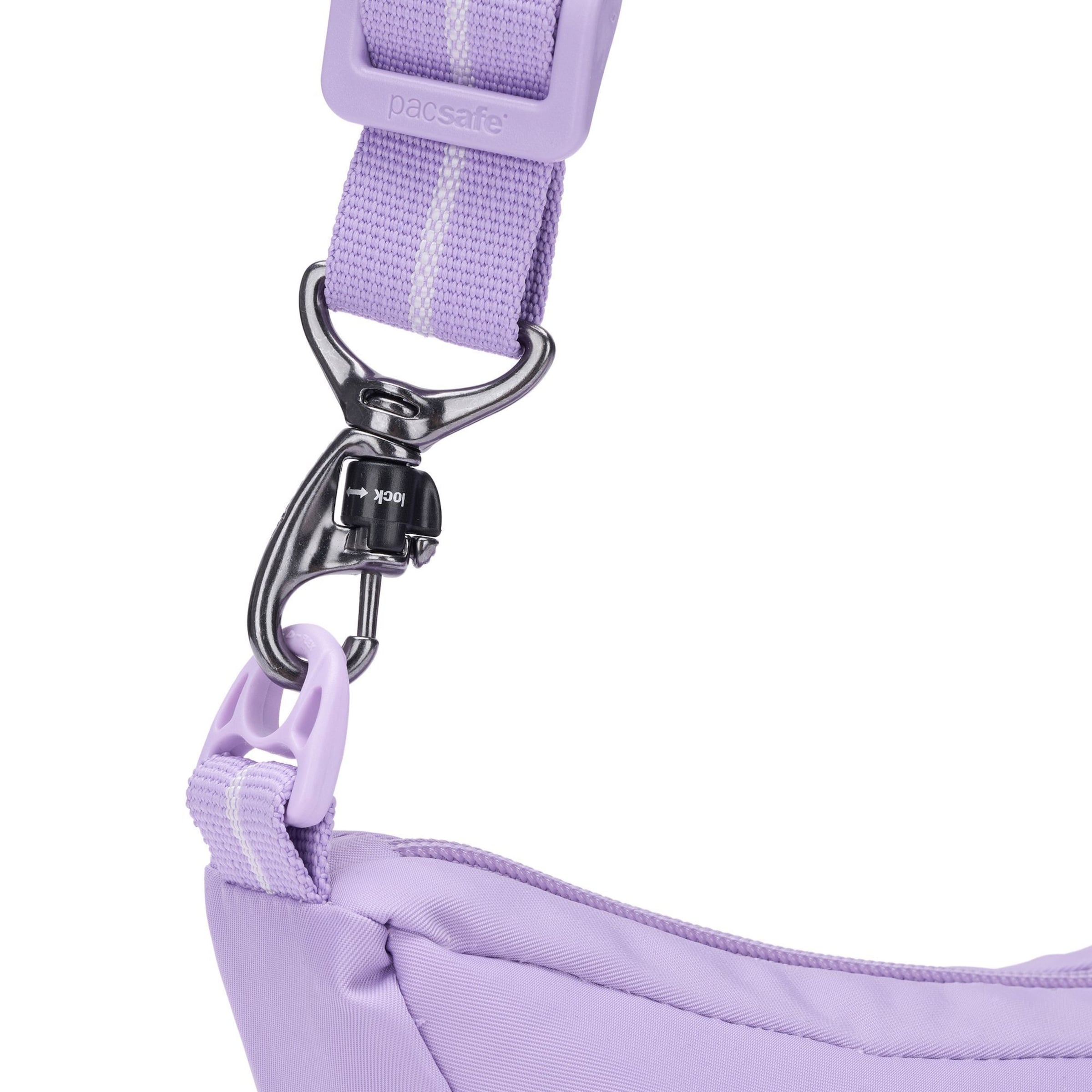 Pacsafe Umhängetasche 'GO Lunar' in Lila