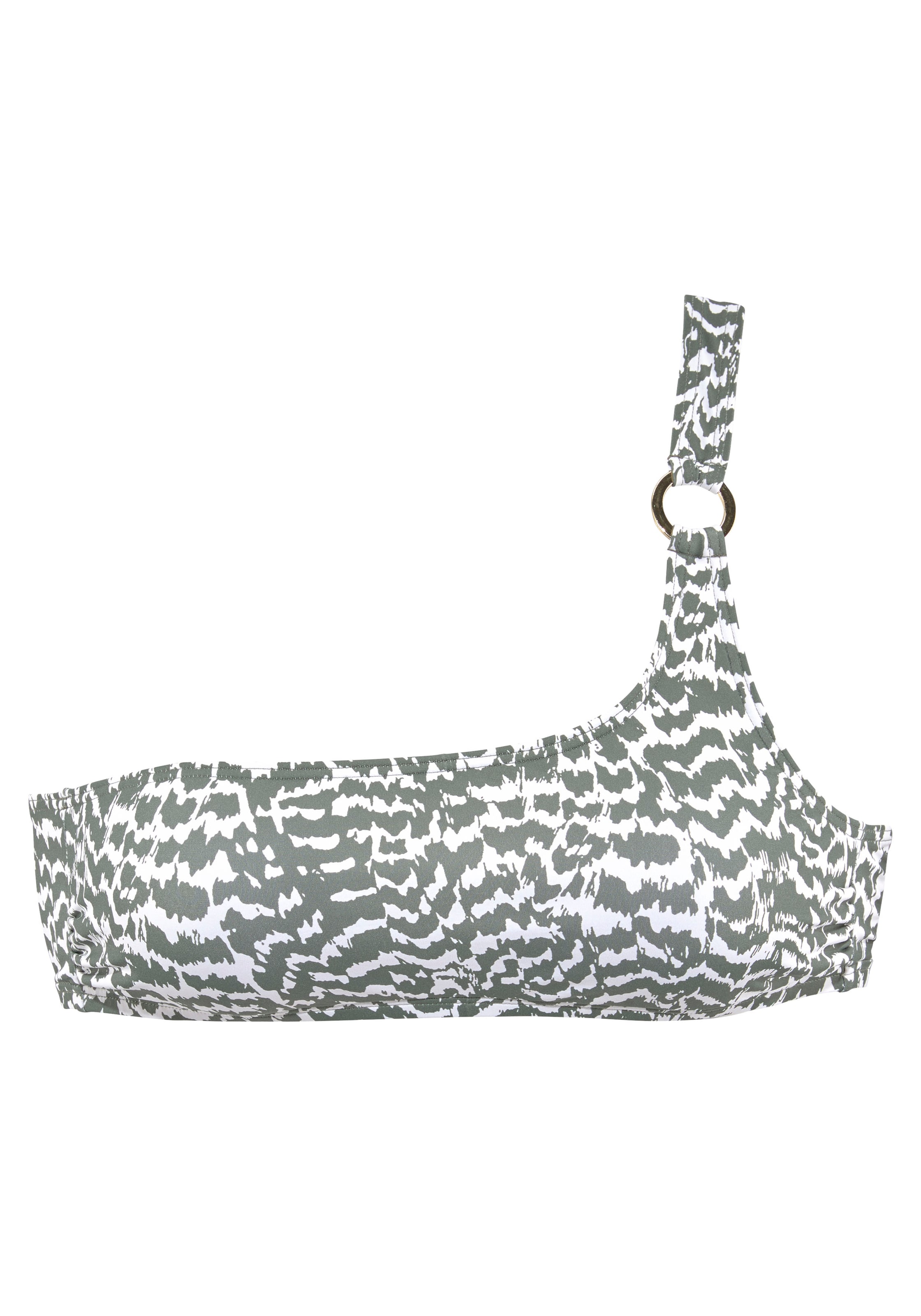 LASCANA - Bustier Top de bikini en verde: frente