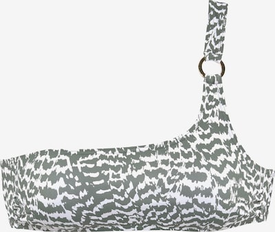LASCANA Bikini gornji dio u maslinasta / bijela, Pregled proizvoda