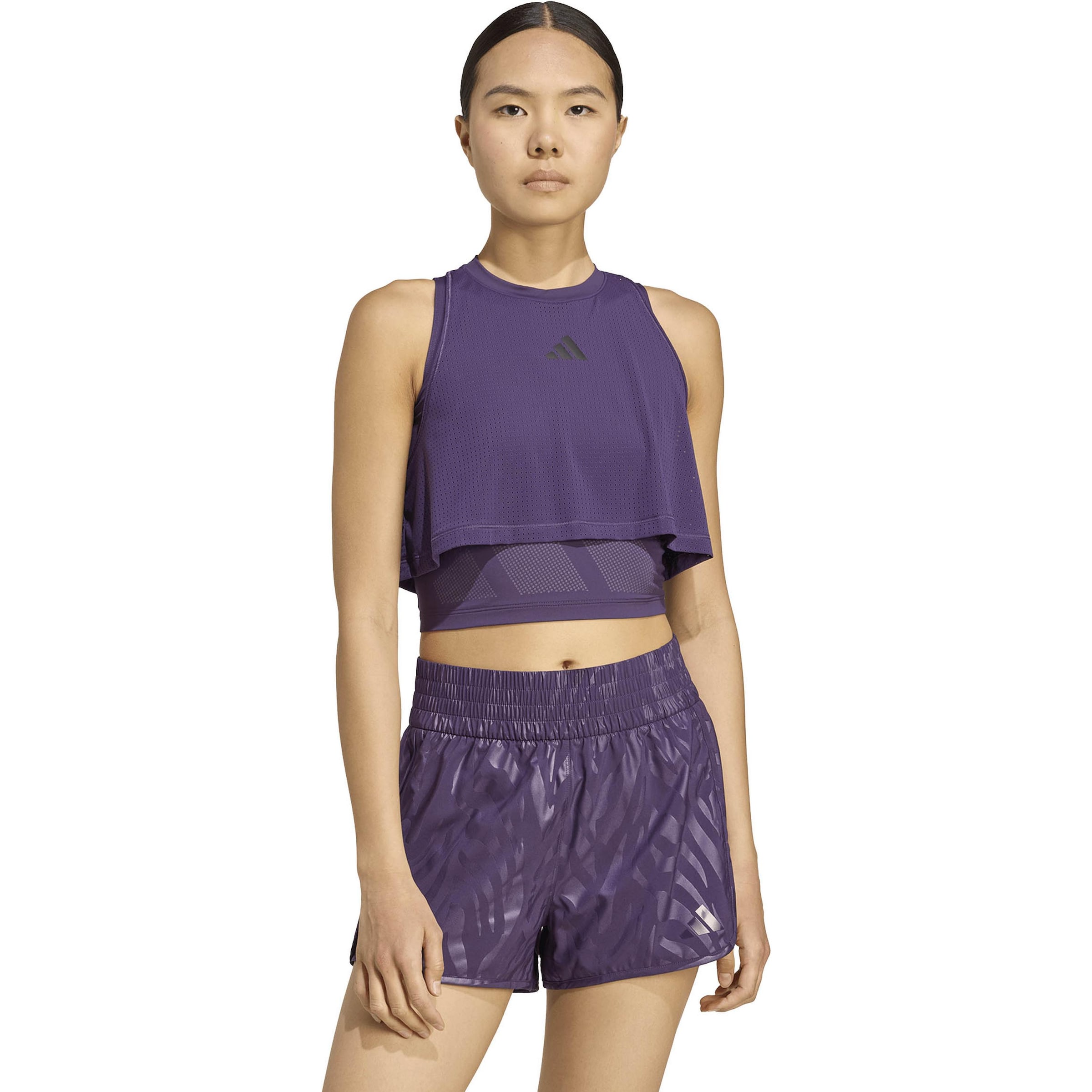 ADIDAS PERFORMANCE Top 'COOL' in Purple: front