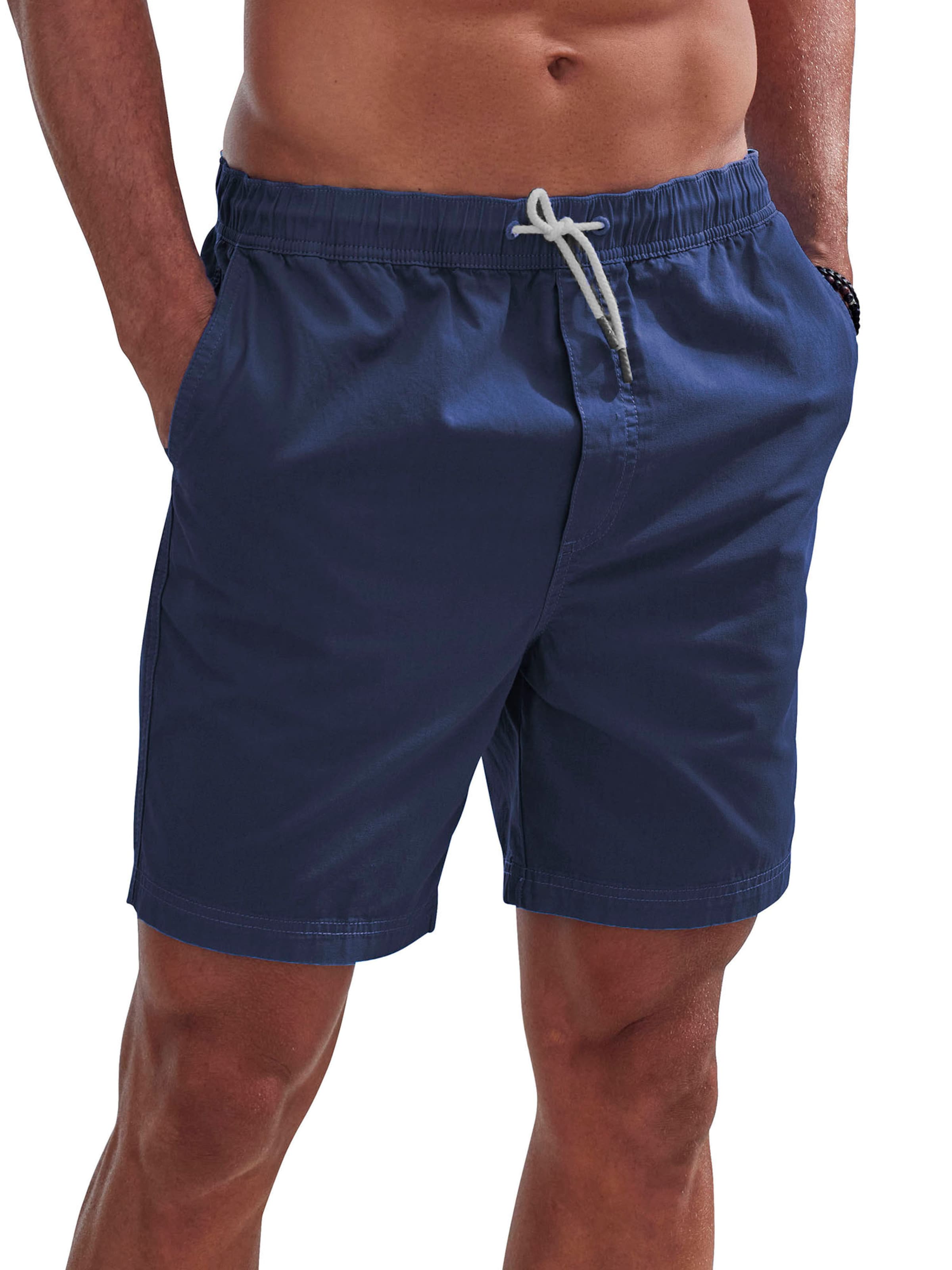 JOHN DEVIN Regular Hose 'Sommer' in Blau: Vorderseite