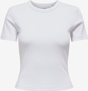 ONLY Koszulka 'ONLVAL' w kolorze biały: przód