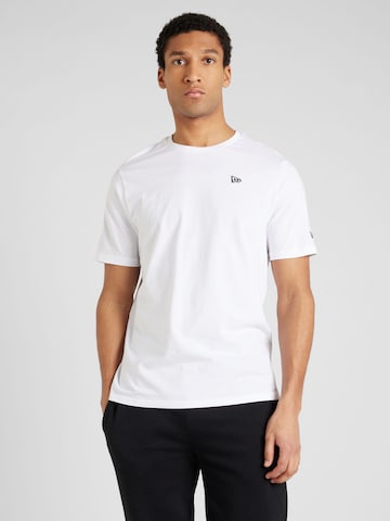 NEW ERA Shirt 'ESSENTLS' in White: front