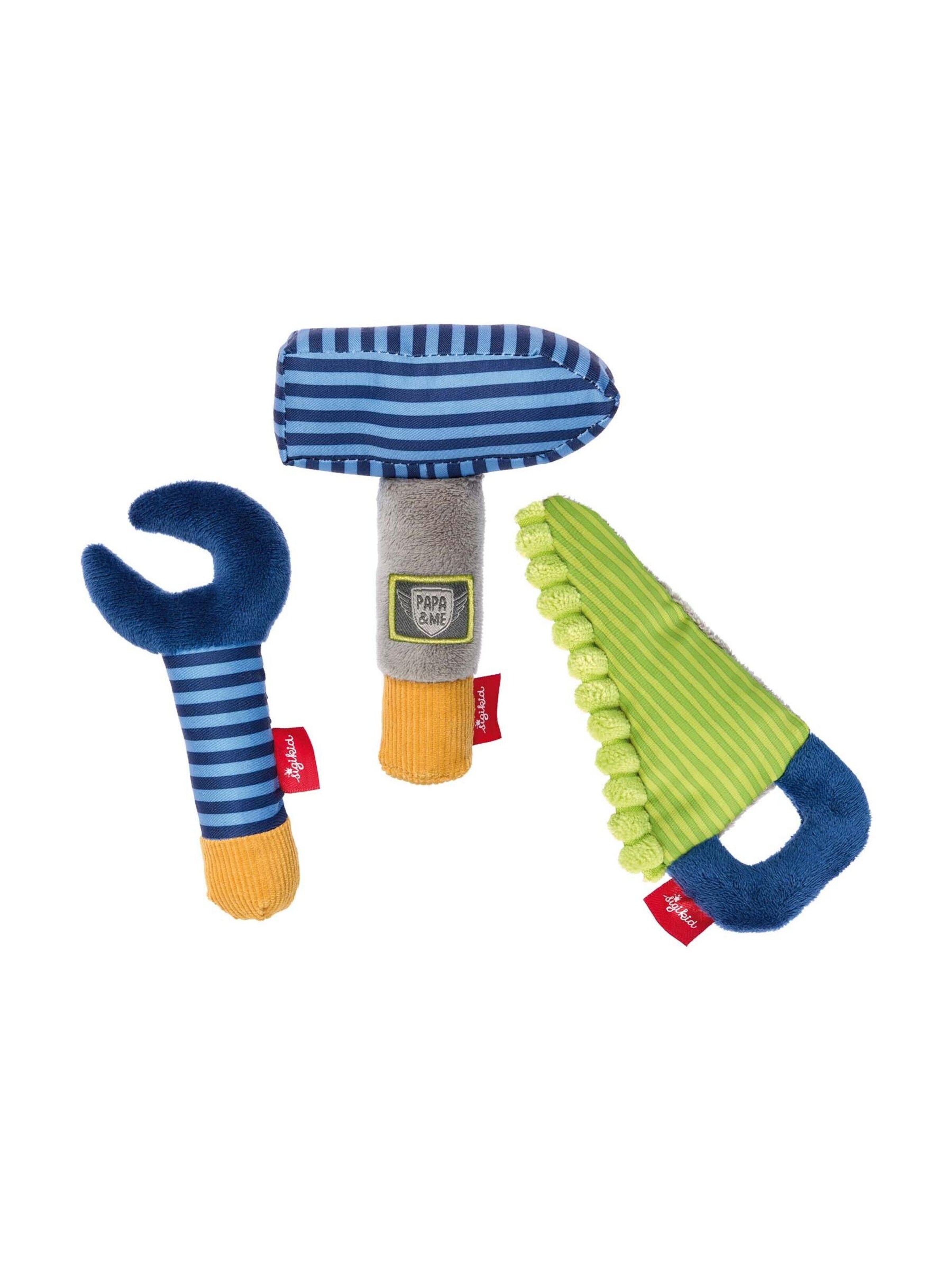 SIGIKID Kuscheltiere 'Aktiv-Greifling Werkzeug-Set 7 senses'‌‌‌ in Mischfarben: Vorderseite