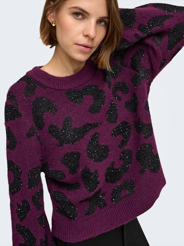 ONLY Pullover 'ONLDOFFA' in Lila