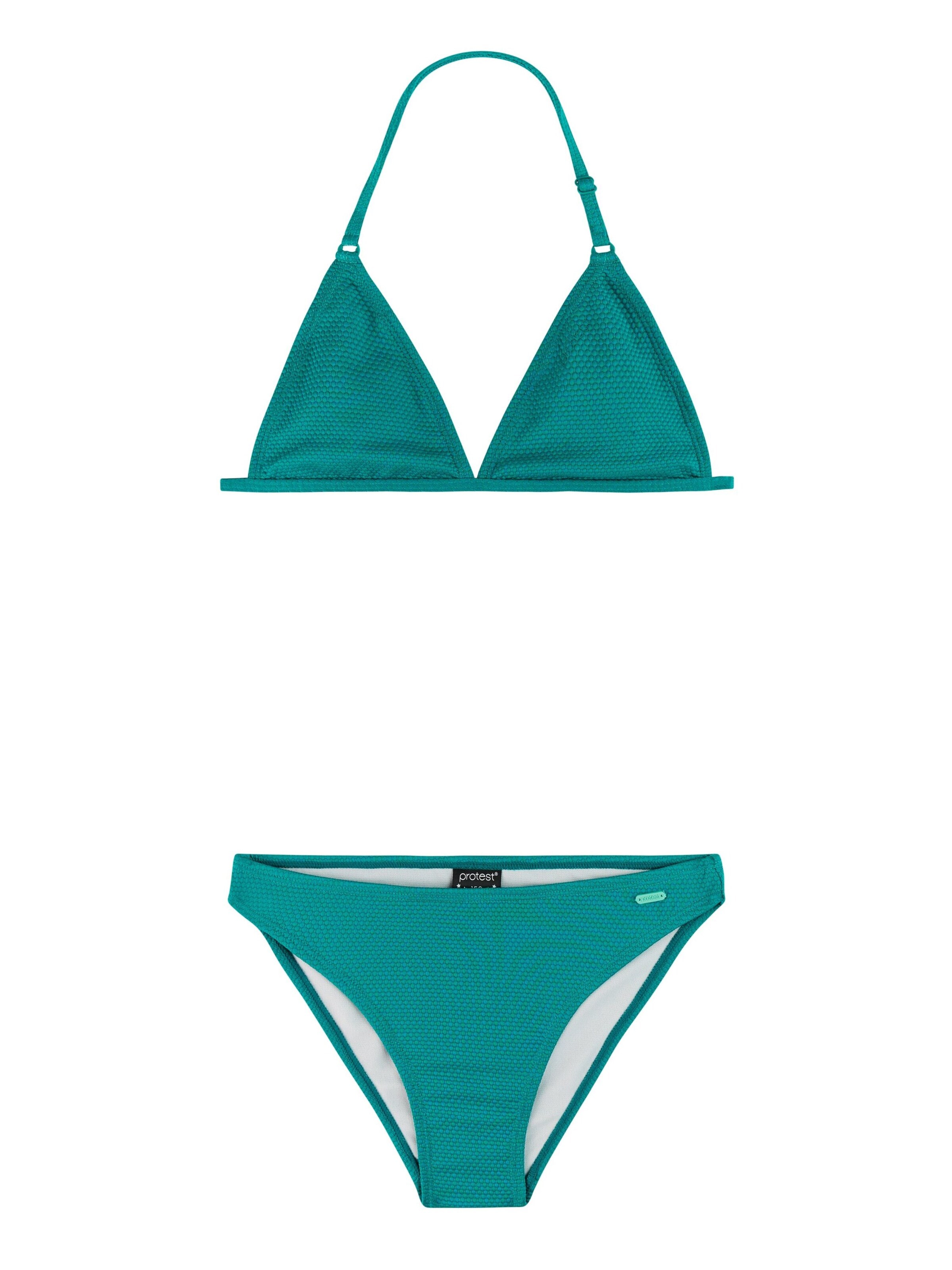 PROTEST Triangle Bikini 'PRTDumi JR' in Green: front