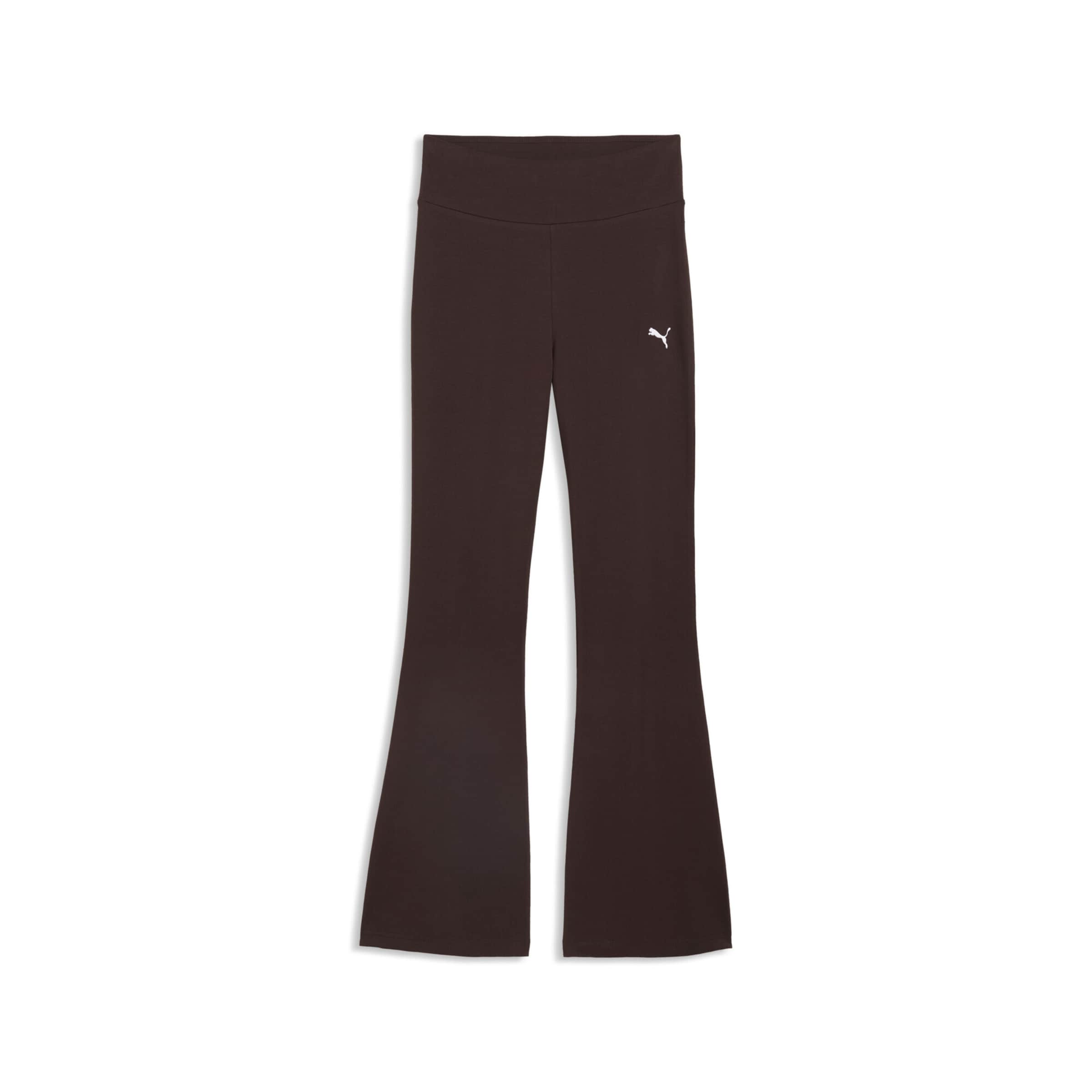 Regular Pantalon de sport 'Essentials' PUMA en marron : devant