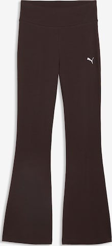 Regular Pantalon de sport 'Essentials' PUMA en marron : devant