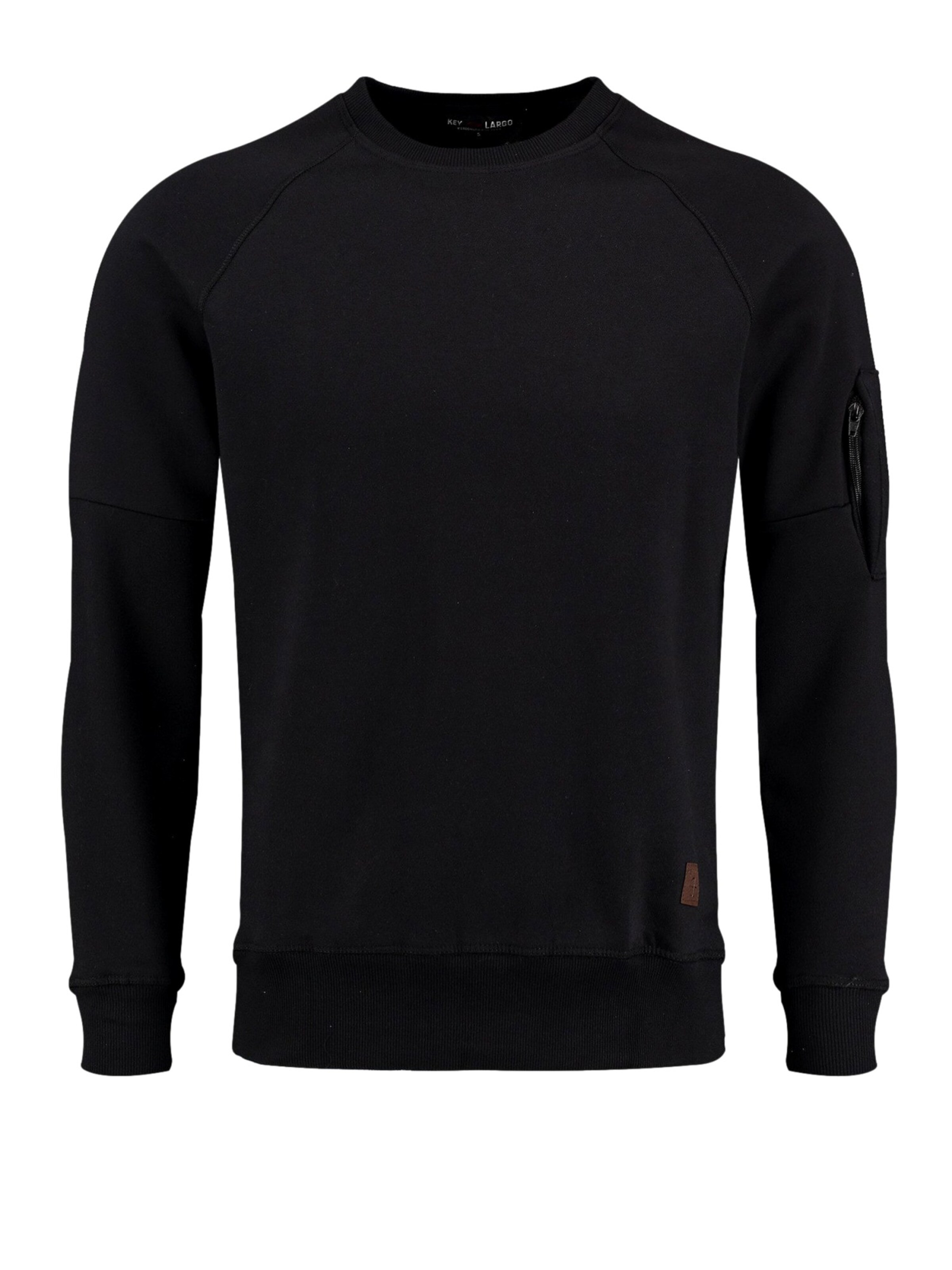 Key Largo Sweatshirt 'KLACCEPT' i sort, Produktvisning