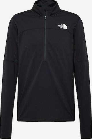 THE NORTH FACE Sportsweatshirt 'SUNRISER' in Zwart: voorkant