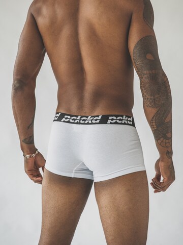 pckd – underwear done right. Boxershorts 'Boxer Trunks' in Weiß