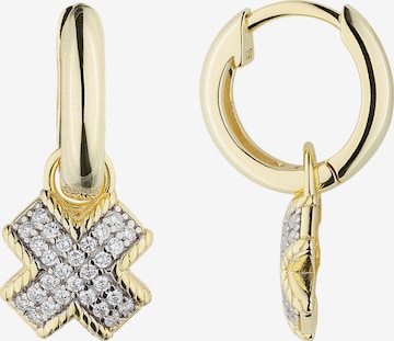 Jobo Earrings in Gold: front