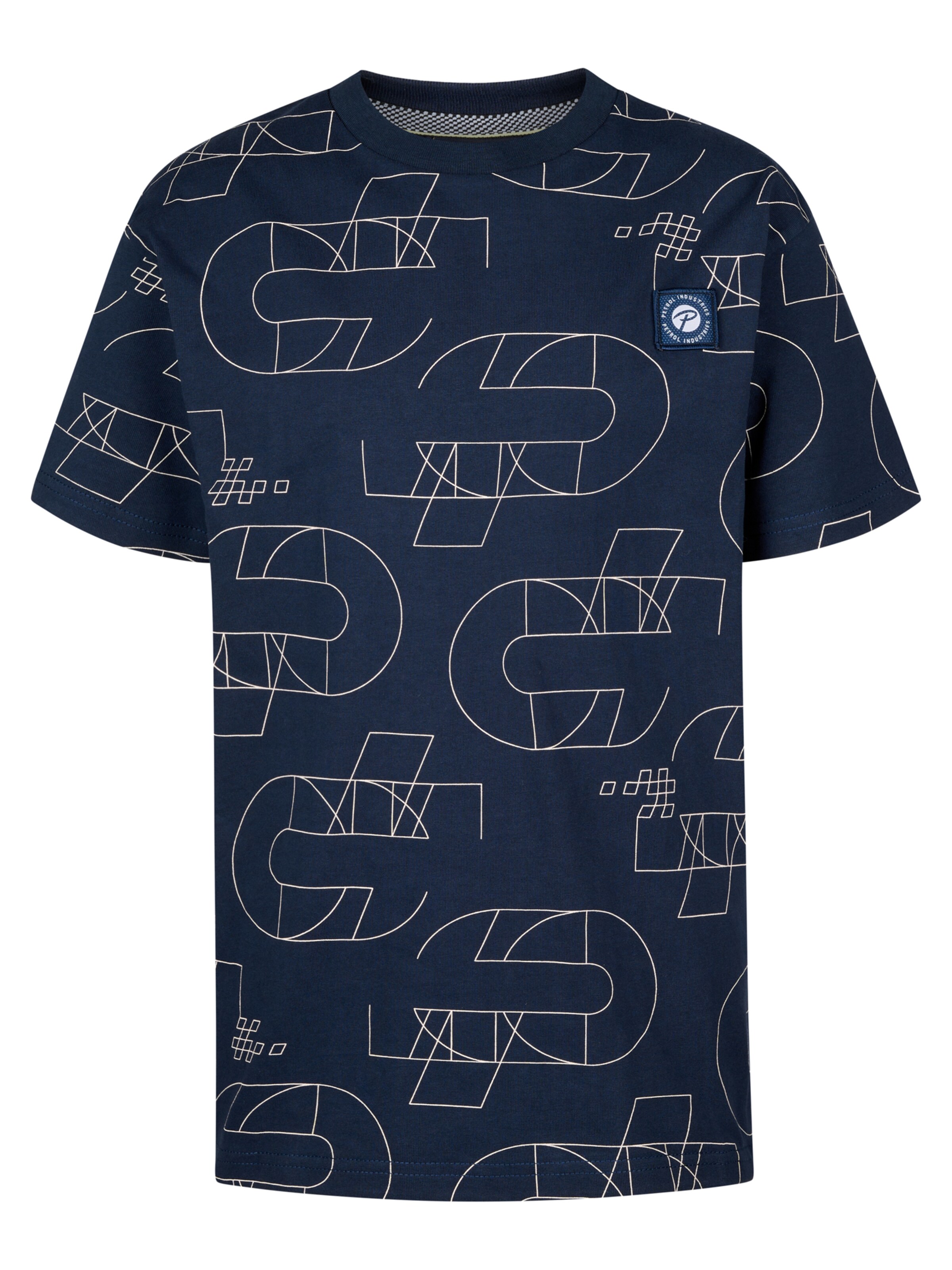 Petrol Industries Shirt 'Marlinview' in Blauw: voorkant