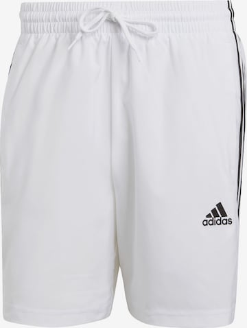 ADIDAS SPORTSWEAR Workout Pants in White: front