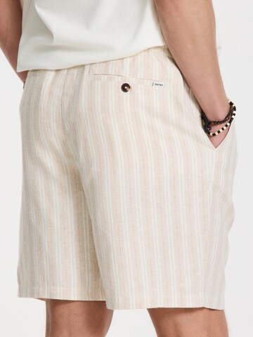 Regular Pantalon chino 'Lewis' Shiwi en beige