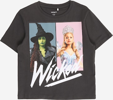 juoda NAME IT Marškinėliai 'NKFNORI WICKED': priekis