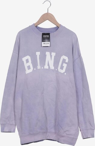 Anine Bing Sweatshirt & Zip-Up Hoodie in XS in Purple: front