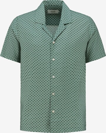 Shiwi Regular fit Button Up Shirt in Green: front