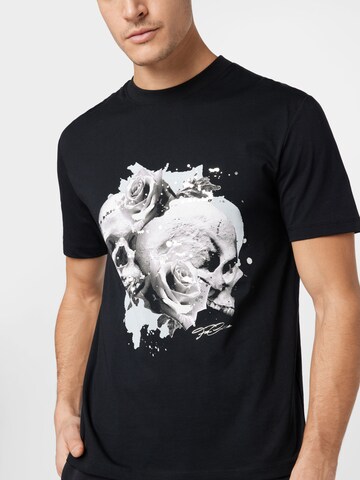 River Island T-Shirt in Schwarz