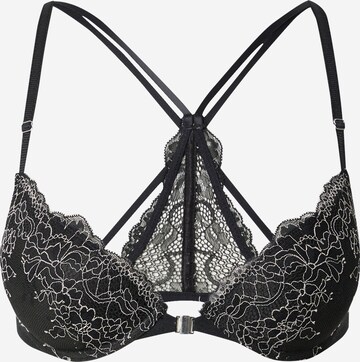 Push-up Soutien-gorge Women' Secret en noir : devant