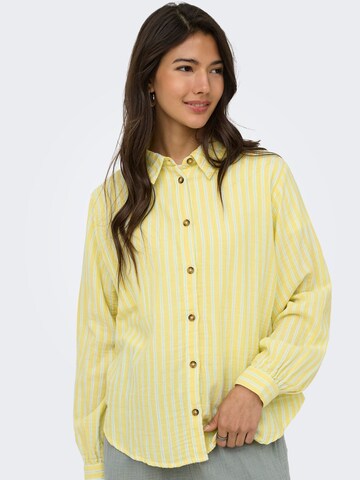 ONLY - Blusa 'ONLThyra' en amarillo: frente