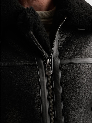 PME Legend Overgangsjakke 'PME Legend Nightflight leather jacket' i sort