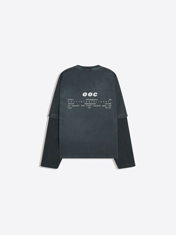 Bershka Shirt in Zwart