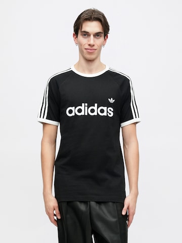 ADIDAS ORIGINALS Paita 'Ringer' värissä musta: etupuoli