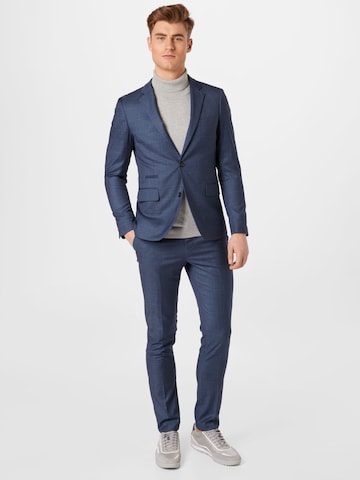 Lindbergh Slimfit Pak in Blauw: voorkant