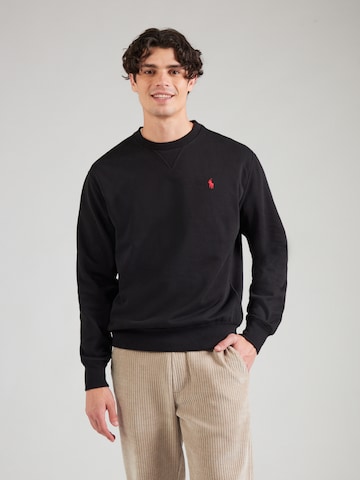 Pullover 'ATHLETIC' di Polo Ralph Lauren in nero: frontale