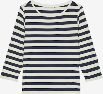 Marc O'Polo DENIM T-shirt 'Breton' i blå: framsida