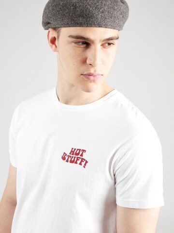 T-Shirt 'HOT STUFF' Kaotiko en blanc