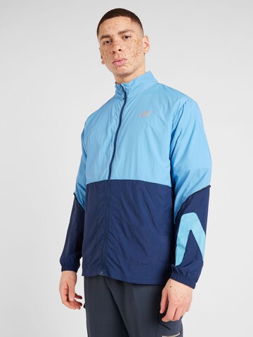 Veste de sport new balance en bleu : devant