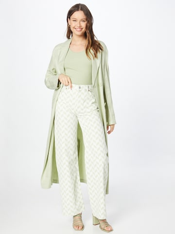 Monki Wide leg Jeans in Groen