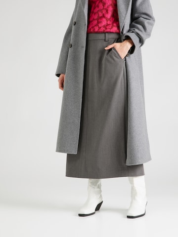 minimum Skirt 'Ingers' in Grey: front