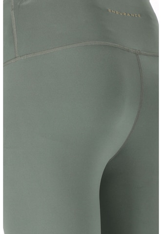 Skinny Pantalon de sport 'Franza' ENDURANCE en vert