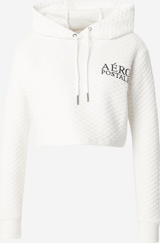 AÉROPOSTALE Sweatshirt i vit: framsida