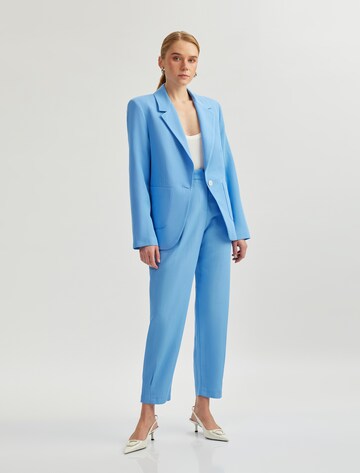 Koton Tapered Pleat-front trousers in Blue