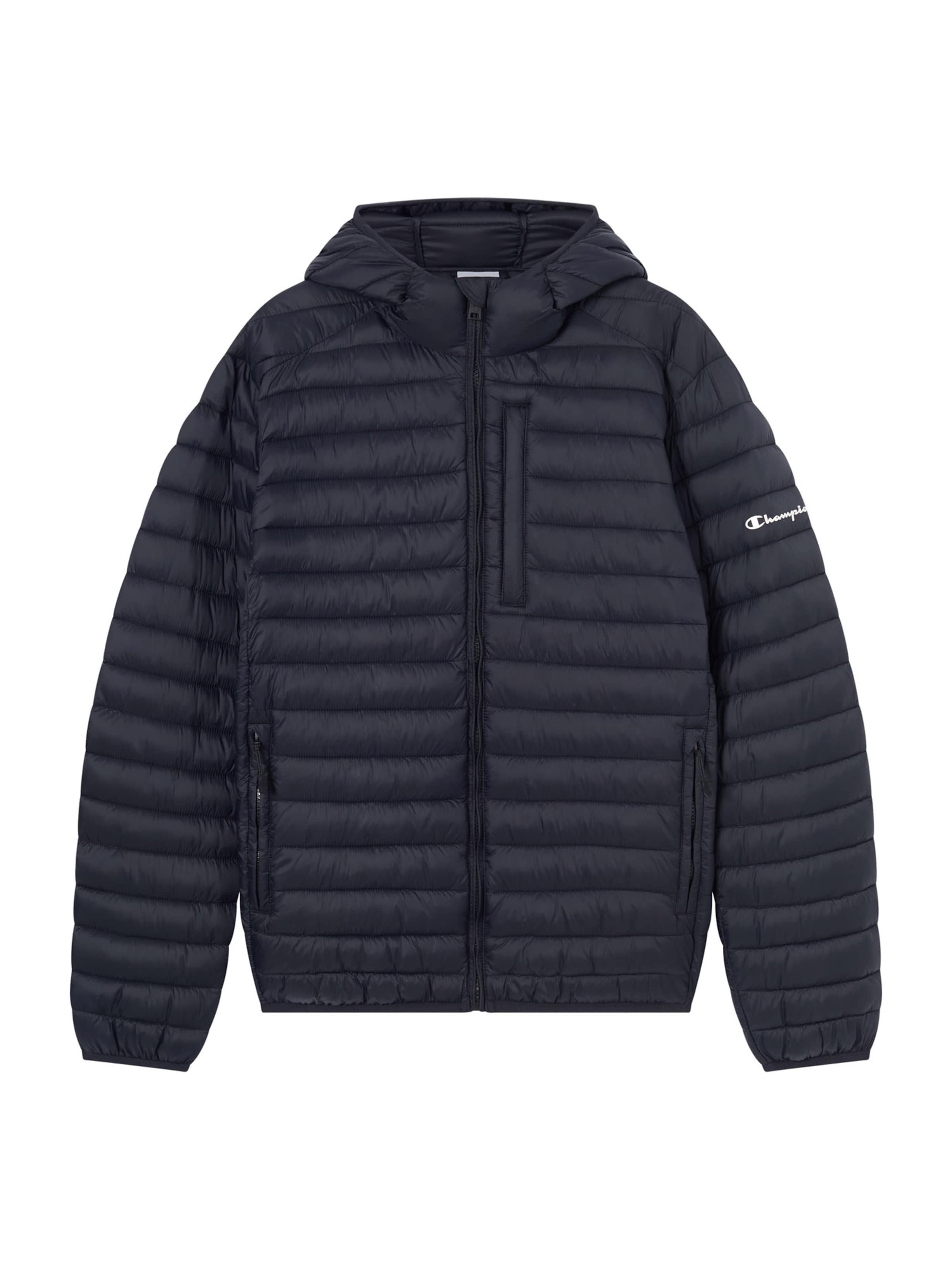 Champion Authentic Athletic Apparel Φθινοπωρινό και ανοιξιάτικο μπουφάν σε μαύρο: μπροστά