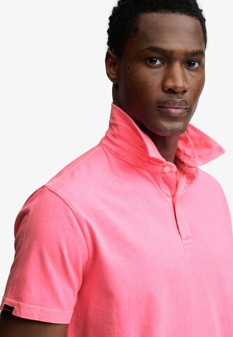 Superdry & Co Super Slim Fit Shirt 'Essential' in Pink