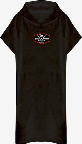 Surf Monkey - Toalla en negro: frente