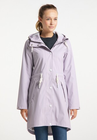 ICEBOUND Raincoat in Purple: front