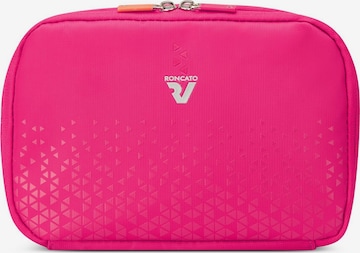 Roncato Toiletry Bag in Pink: front
