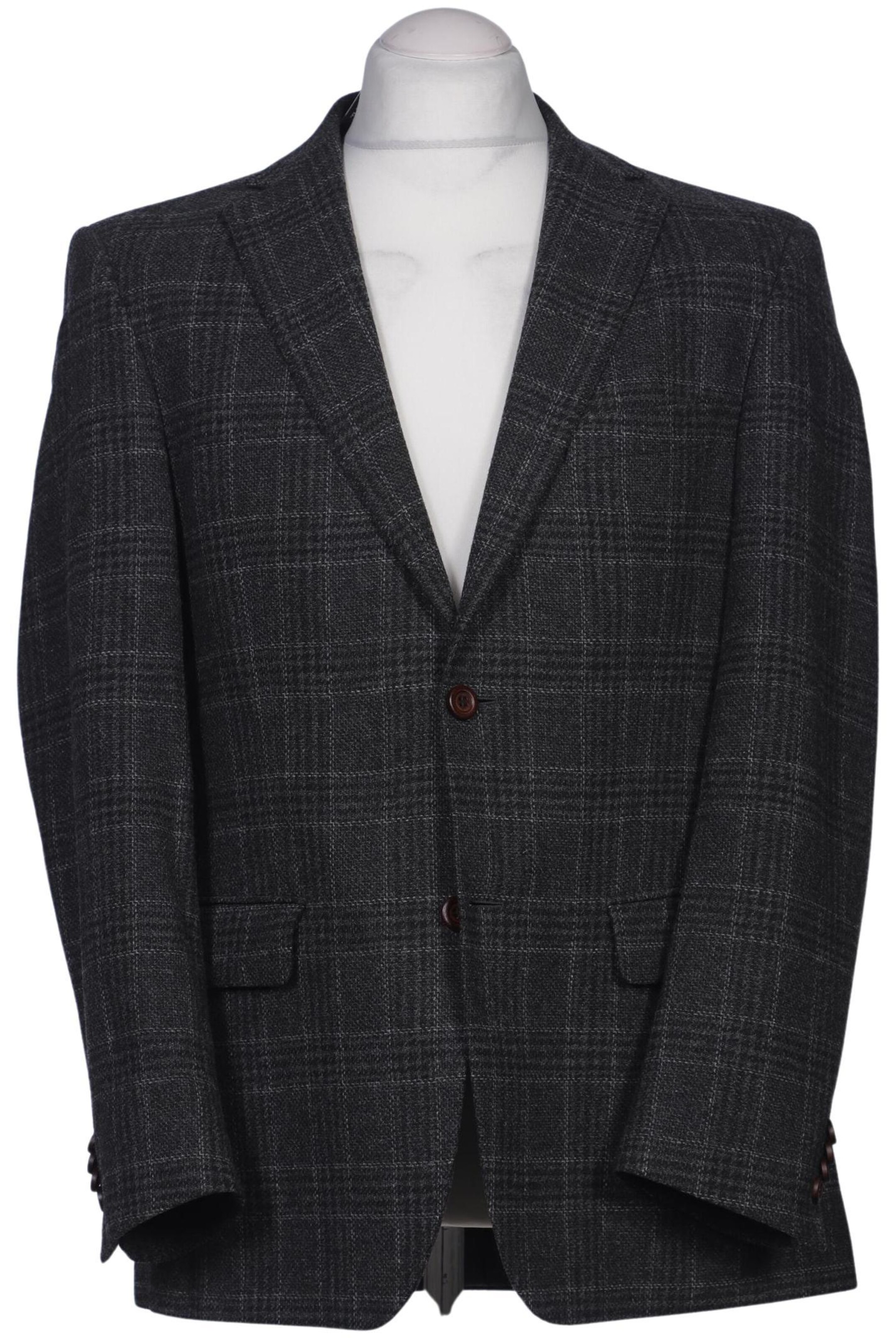 HECHTER PARIS Suit Jacket in M-L in Grey: front