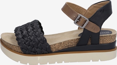 JOSEF SEIBEL Sandale in braun / schwarz, Produktansicht
