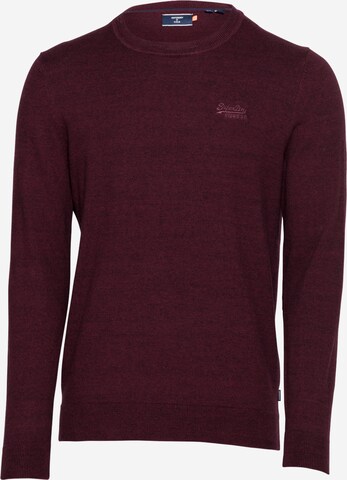 Superdry Pullover in Rot: predná strana